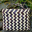photo of black and white kete